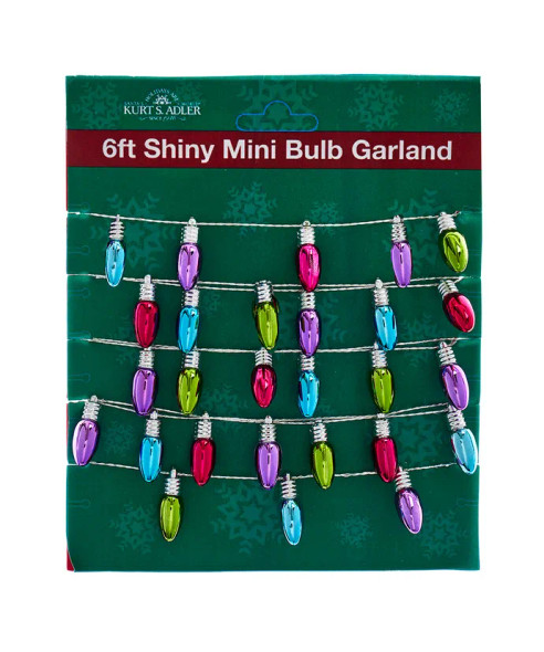 6' SHINY MINIATURE BULB GARLAND - H7589