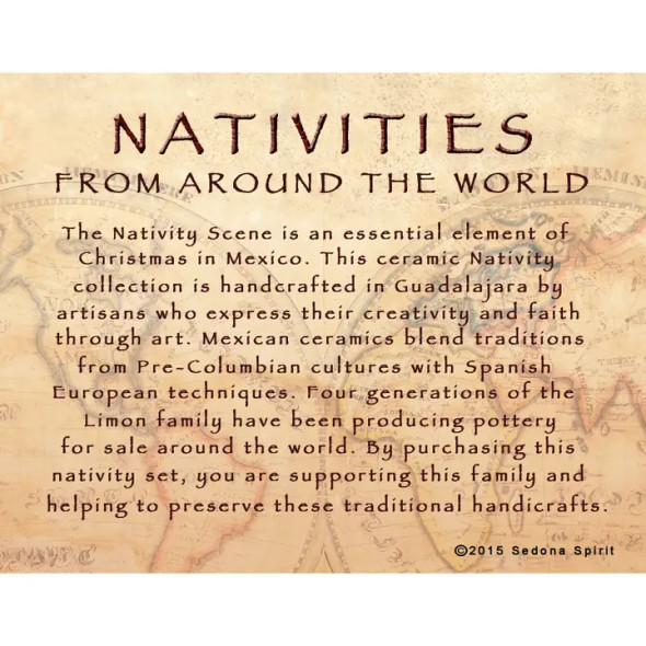 MEXICO NATIVITY SET OF 12 - NAWM