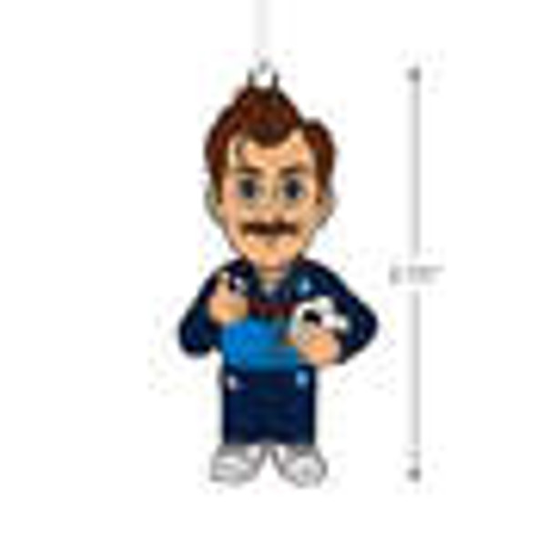 TED LASSO METAL ORNAMENT - 3HCM2357