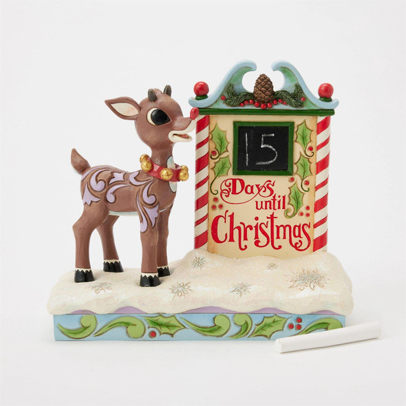 RUDOLPH CHALKBOARD COUNRDOWN CALENDAR - JIM SHORE - 6017189