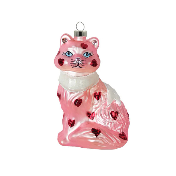 PINK HEART CAT - 93829
