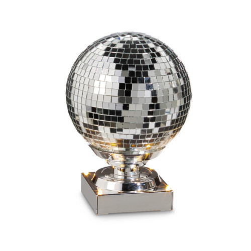 7.75" ANIMATED SPINNING DISCO BALL - 4416371