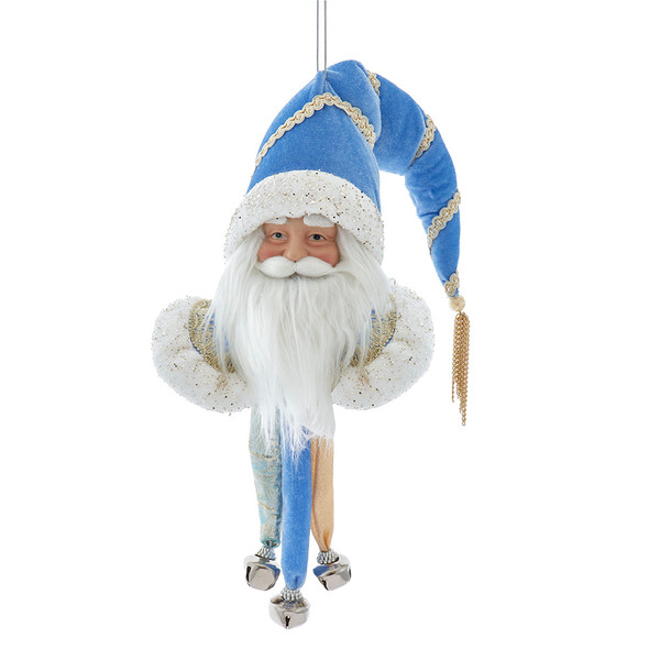BLUE PLATINUM SANTA HEAD - J6129