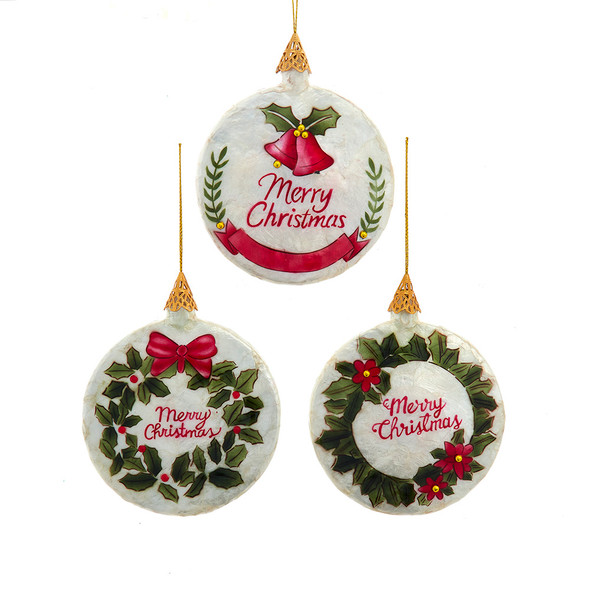 CAPIZ - MERRY CHRISTMAS - S2242