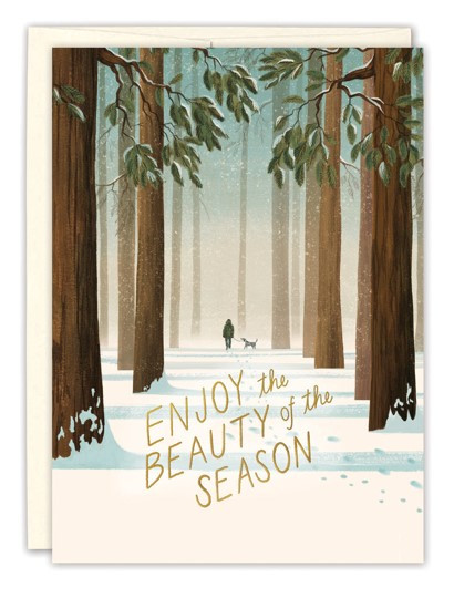 WINTER WALK BOXED HOLIDAY CARDS - CHX004BX