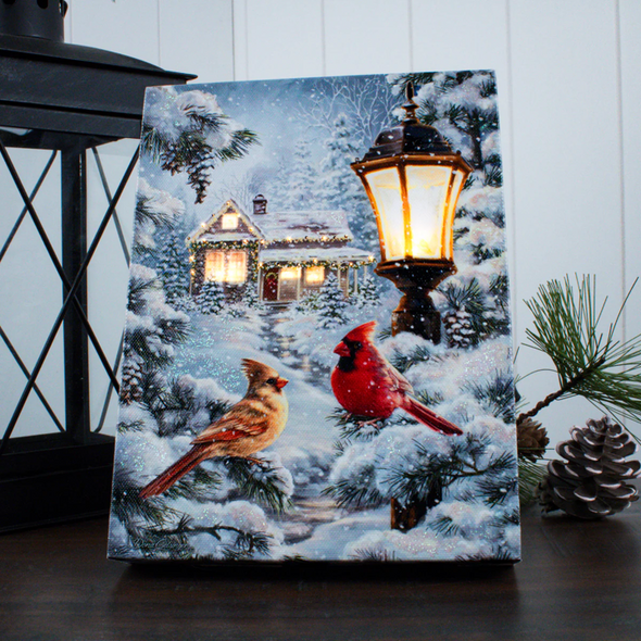 ALL IS CALM - 8X6 LIGHTED CANVAS - A2563