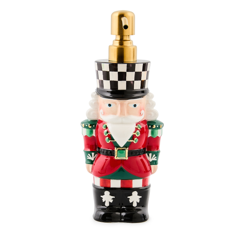 CHECK IT OUT CERAMIC NUTCRACKER SOAP DISPENSER - 35509-1251