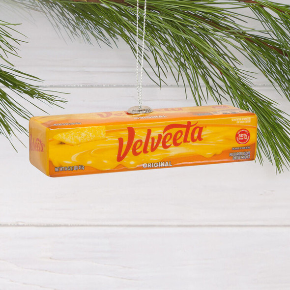 KRAFT VELVEETA CHEESE SHATTERPROOF ORNAMENT - 3HCM4610