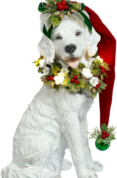 18.5" LED CHRISTMAS DOG - 64-55895