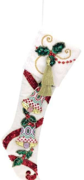 25" BELL BERRY STOCKING - 70-59308