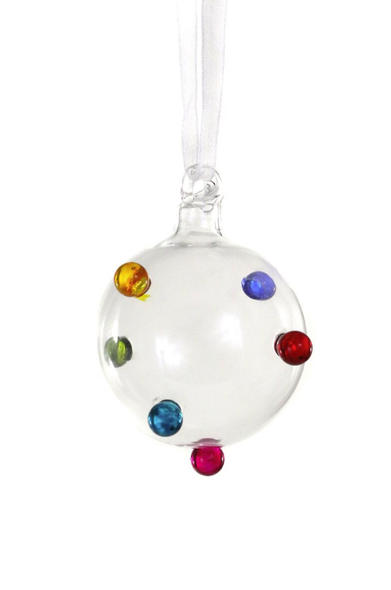 DOTTY BAUBLE SMALL ORNAMENT - GL-44-S