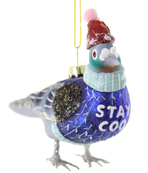 STAY COO PIGEON ORNAMENT - GO-6469