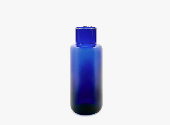 COBALT BOROSILICATE GLASS CARAFE - 0974