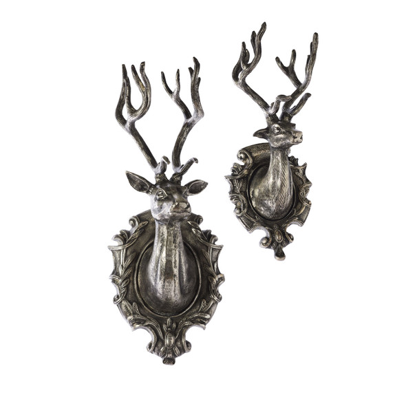 SILVER STAG WALL MOUNT - SMALL - 74146.50