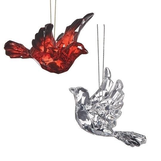 DOVE AND CARDINAL ORNAMENT - 139815