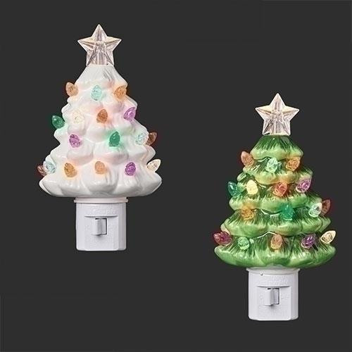CERAMIC TREE NIGHT LIGHT - 160375