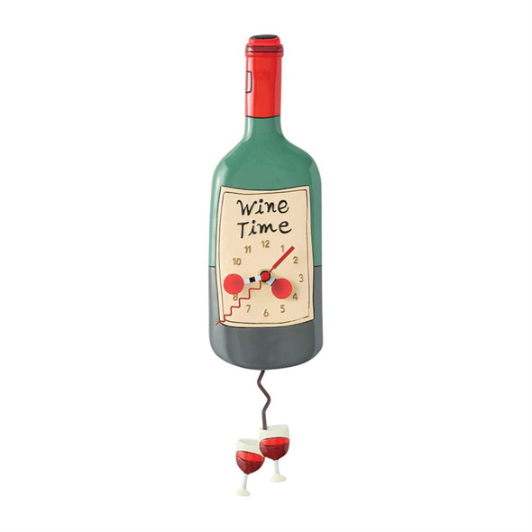 TIME FOR WINE WALL CLOCK - 6018757