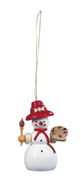 SNOWMAN PAINTER ORNAMENT - M56120