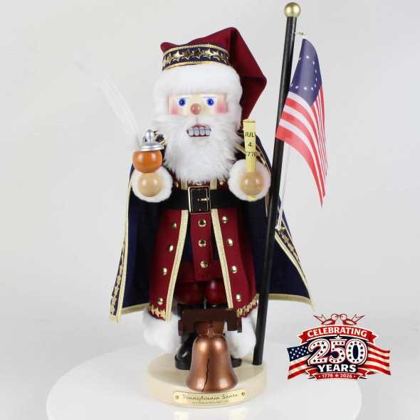 PENNSYLVANIA SANTA NUTCRACKER - SN26BN5022L