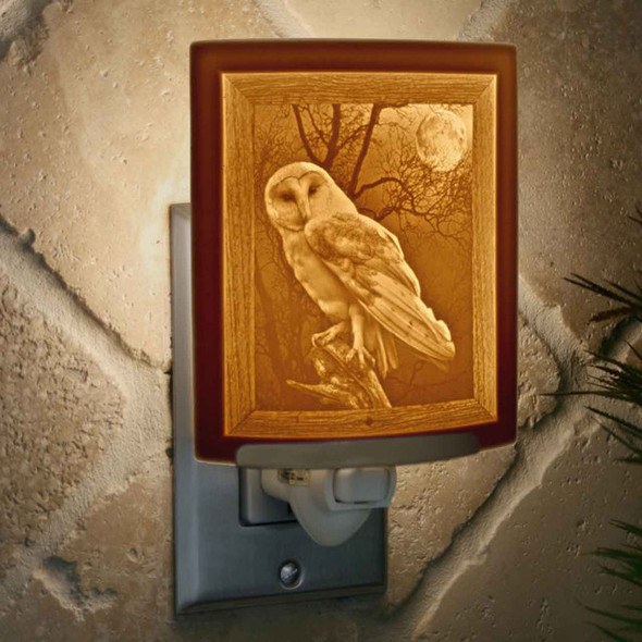 CURVED OWL NIGHT LIGHT - NR270