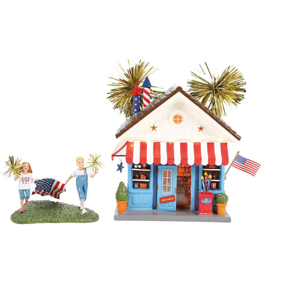 SNOW VILLAGE - THE SEMIQUINCENTENIAL SET OF 2 - 6018464