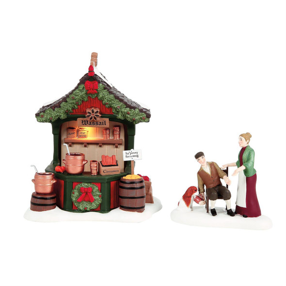 DICKENS - WASSAIL BOOTH SET OF 2 - 6018316