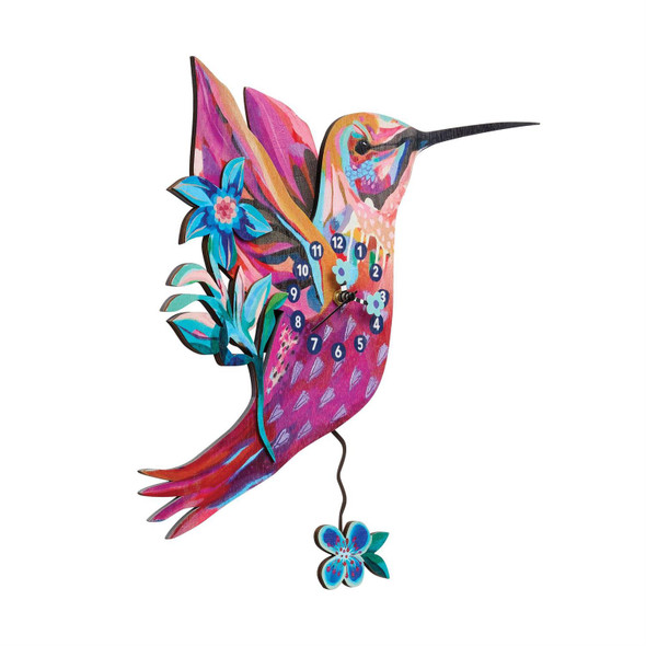 SWEET NECTAR WOOD WALL CLOCK - 6018044