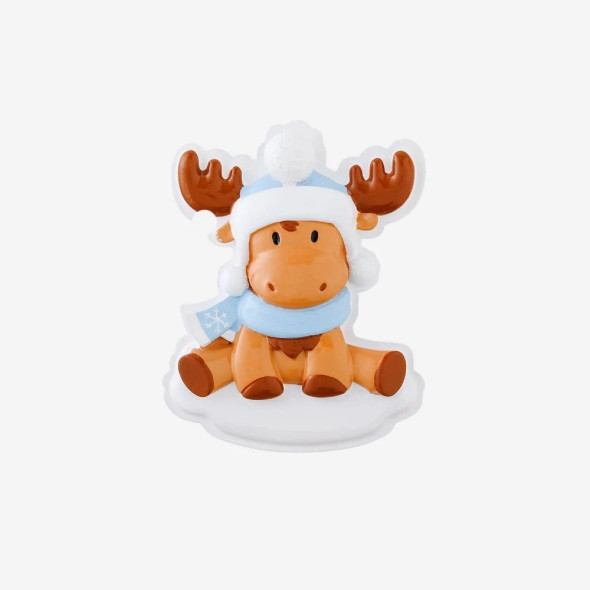 BABY'S FIRST CHRISTMAS MOOSE BABY ORNAMENT - OR2477-B