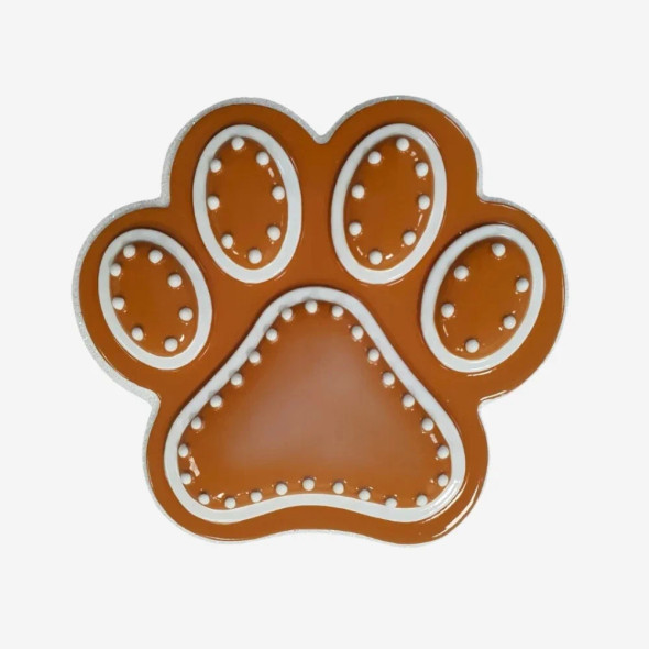 GINGERBREAD PAW PRINT ORNAMENT - OR2767