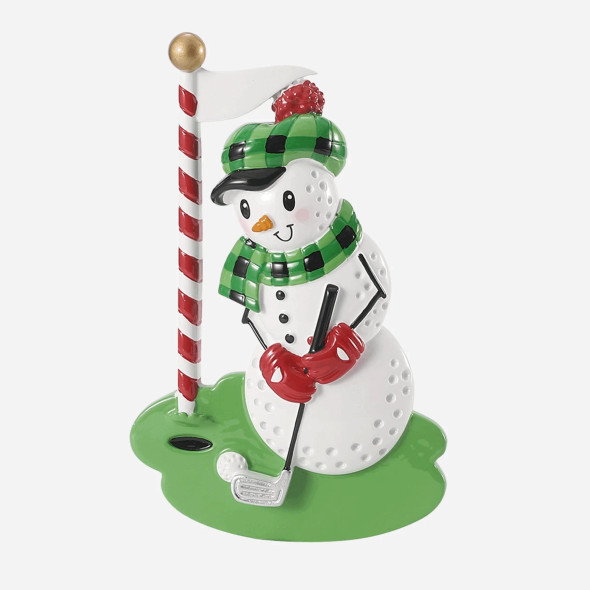 GOLFBALL SNOWMAN ORNAMENT - OR2988