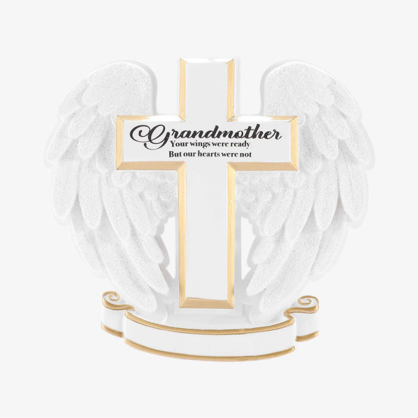GRANDMOTHER CROSS WITH WINGS ORNAMENT - OR3193