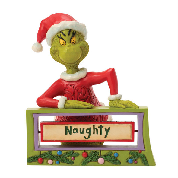 GRINCH WITH ROTATING MESSAGES - JIM SHORE - 6018960