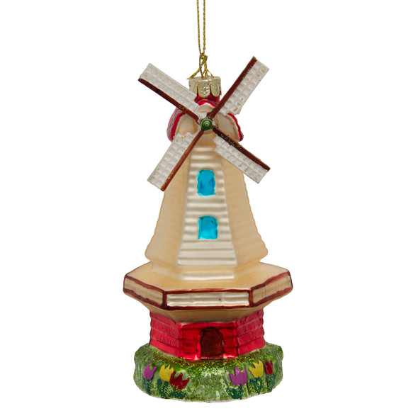 GLASS WINDMILL - C6444