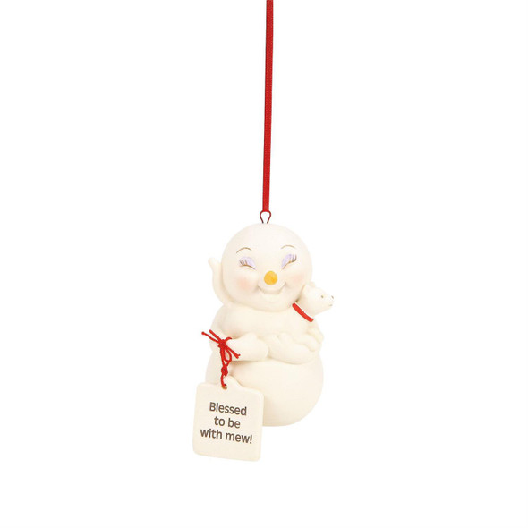 BLESSED TO BE WITH MEW ORNAMENT - 6018185