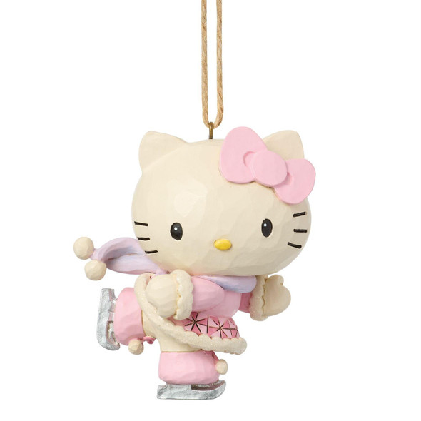 HELLO KITTY ICE SKATING ORNAMENT - JIM SHORE - 6018647