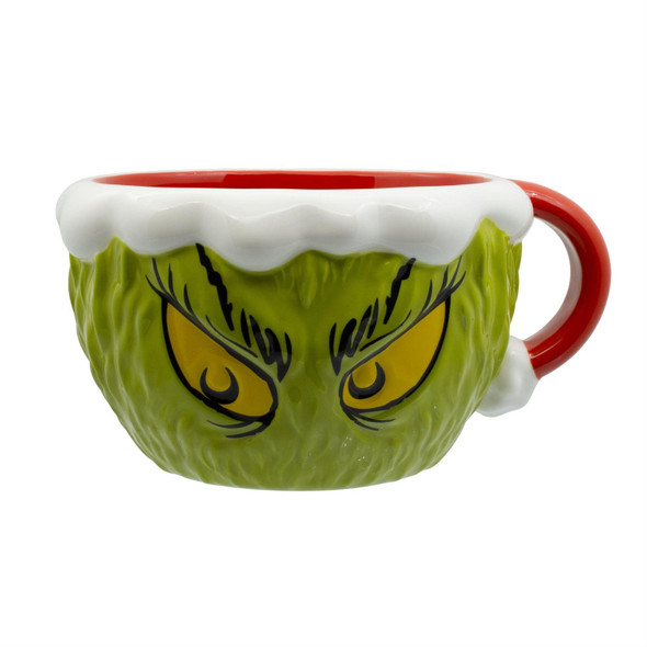 SANTA GRINCH SCULPTED MUG - 6019000