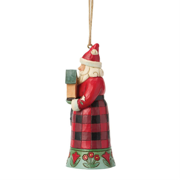 HIGHLAND GLEN SANTA CARDINAL ORNAMENT - JIM SHORE - 6019277