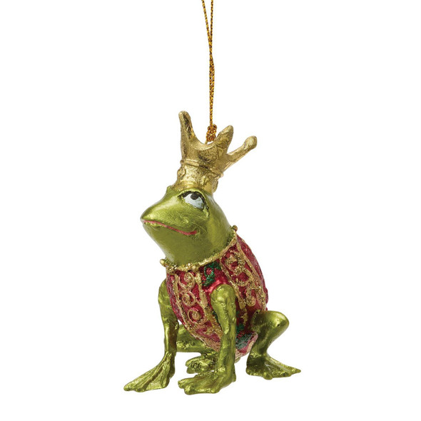 JUMPING FROG WITH CROWN ORNAMENT - 6019514