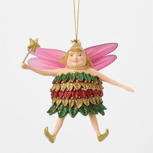 STARWAND FAIRY BLONDE FLOWER ORNAMENT - 6019517