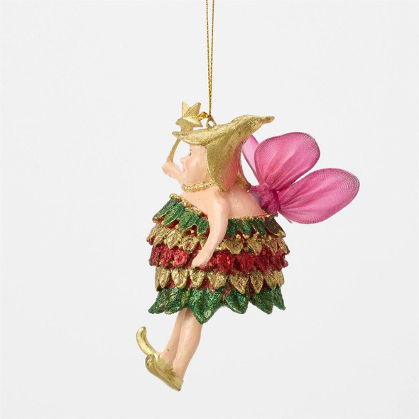 STARWAND FAIRY BLONDE FLOWER ORNAMENT - 6019517