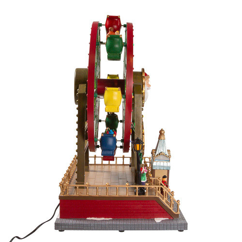 LIGHTED MUSICAL CHRISTMAS FERRIS WHEEL - JEL1322