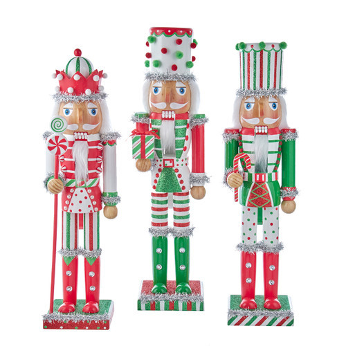 STRIPES AND POLKA DOTS NUTCRACKER - F2464