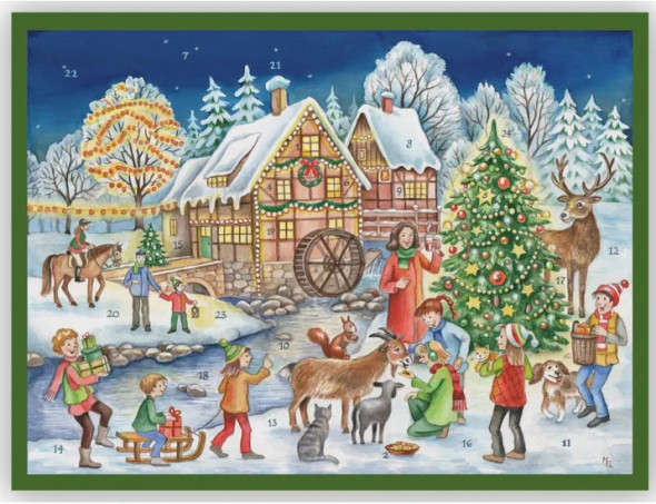CHRISTMAS MILL HOUSE ADVENT - ADV70162