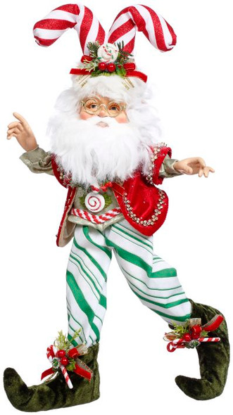 NORTH POLE CANDY CANE ELF - SMALL - 51-64128