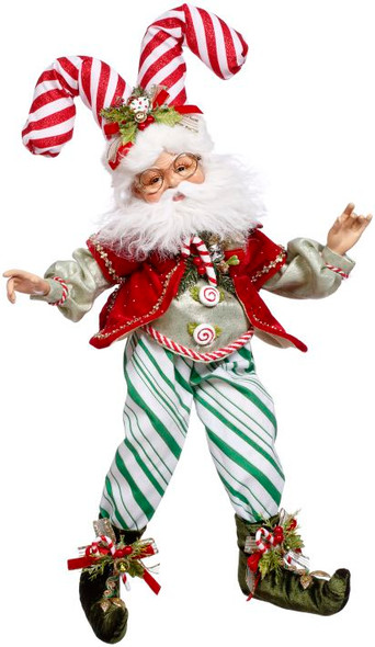 NORTH POLE CANDY CANE ELF - MEDIUM - 51-64130