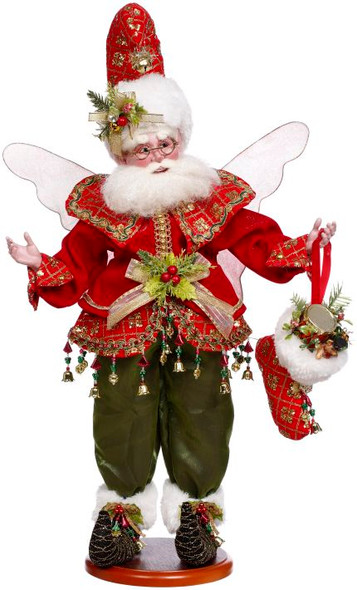 STOCKING STUFFING FAIRY ON BASE - COLLECTOR'S EDITION - 51-64438-CE