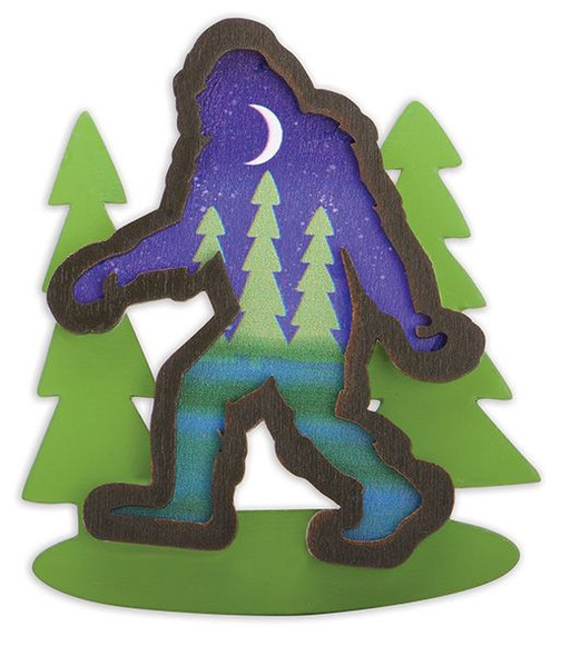 LEAVNEWORTH BIGFOOT LASER CUT WOOD MAGNET - 833-36