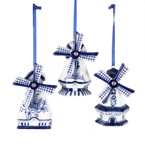 DELFT BLUE WINDMILL - J0934