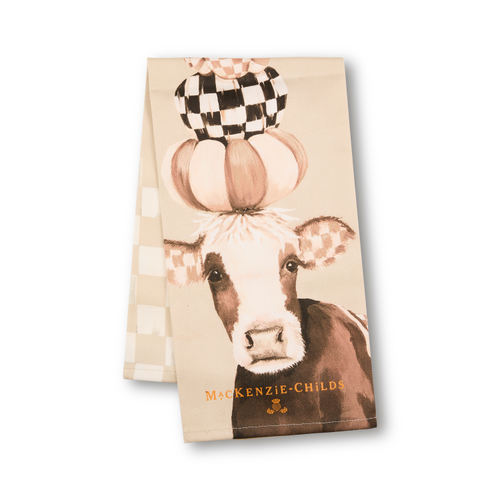 MOCHA COW PRINTED DISH TOWEL - 70113-120