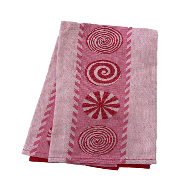 PEPPERMINT JACQUARD DISH TOWEL - 70114-1272